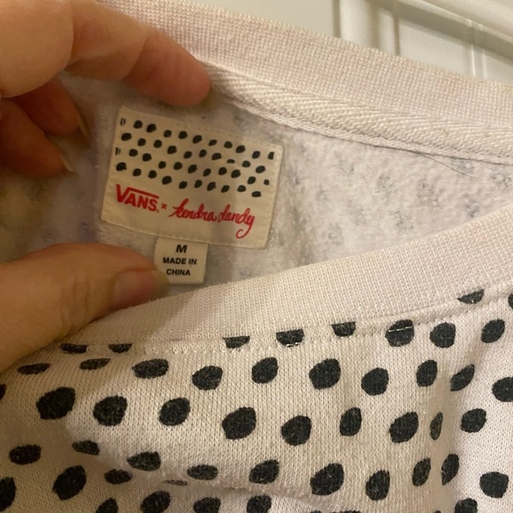 Vans x Kendra Dandy Sweatshirt | M | Pop Art Ice Cream Lips - Picture 6 of 10